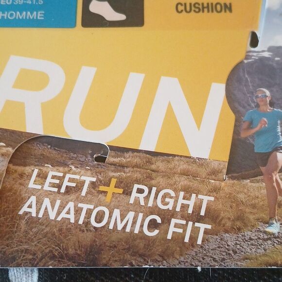 Icebreaker Men's Merino Micro Black Running Socks Left + Right Anatomic Fit - Picture 7 of 10